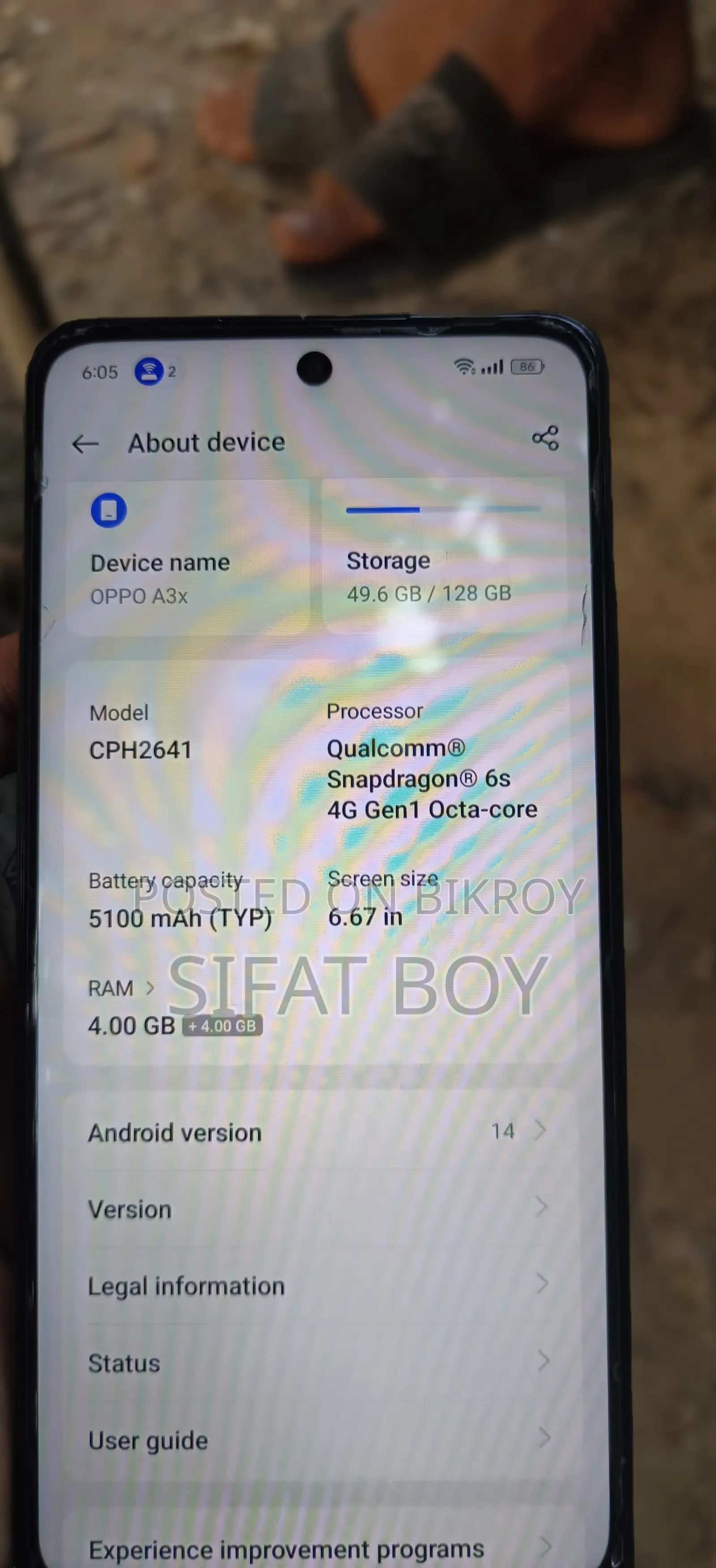New Oppo A3x 128 GB Bronze