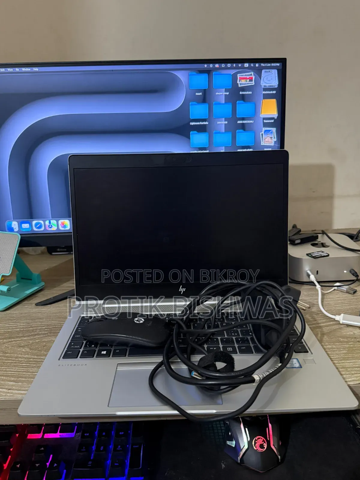 Laptop HP EliteBook 840 G6 8GB Intel Core I5 SSD 256GB
