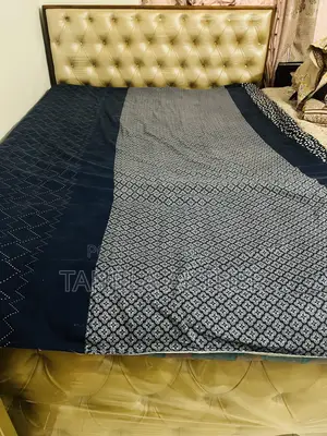 Bed With Mattress For Sell ( Shegun Wood )