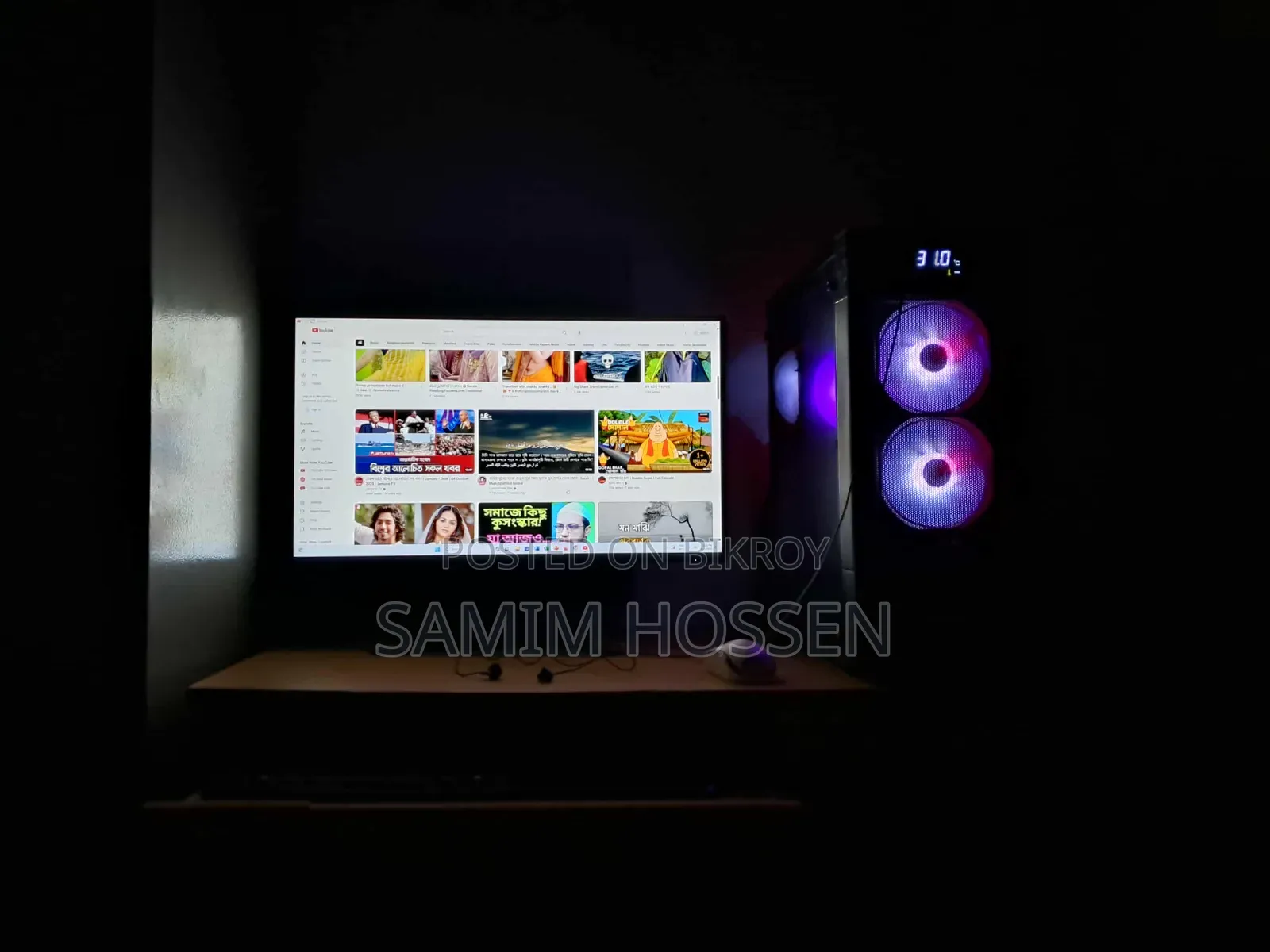 Desktop Computer MSI model 16GB AMD Ryzen 7 SSD 1TB