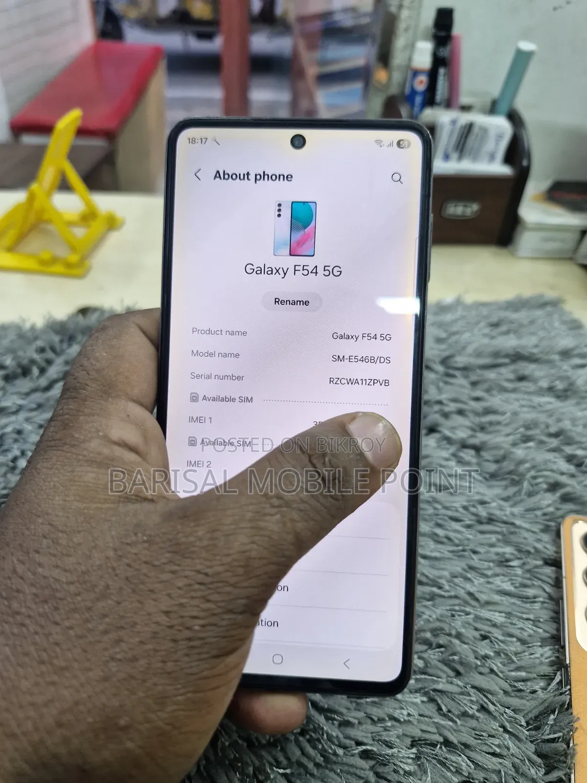 Samsung Galaxy F54 256 GB White