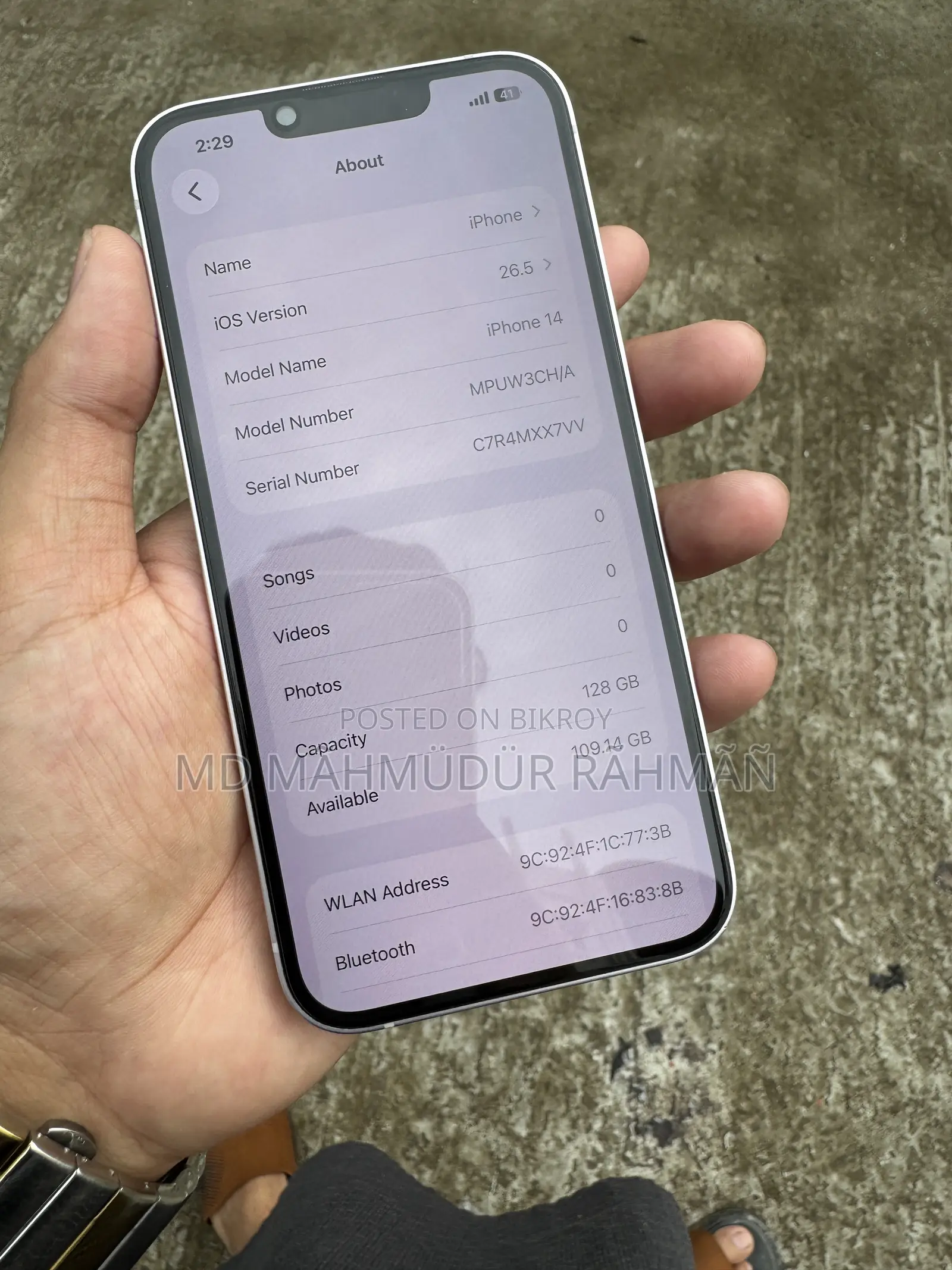 Apple iPhone 14 128 GB Purple