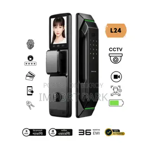 L24 Wifi Smart Door Lock With 3d Face Fingerprint Recognition