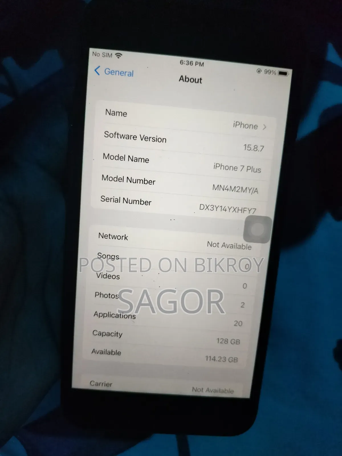 Apple iPhone 7 Plus 128 GB Black