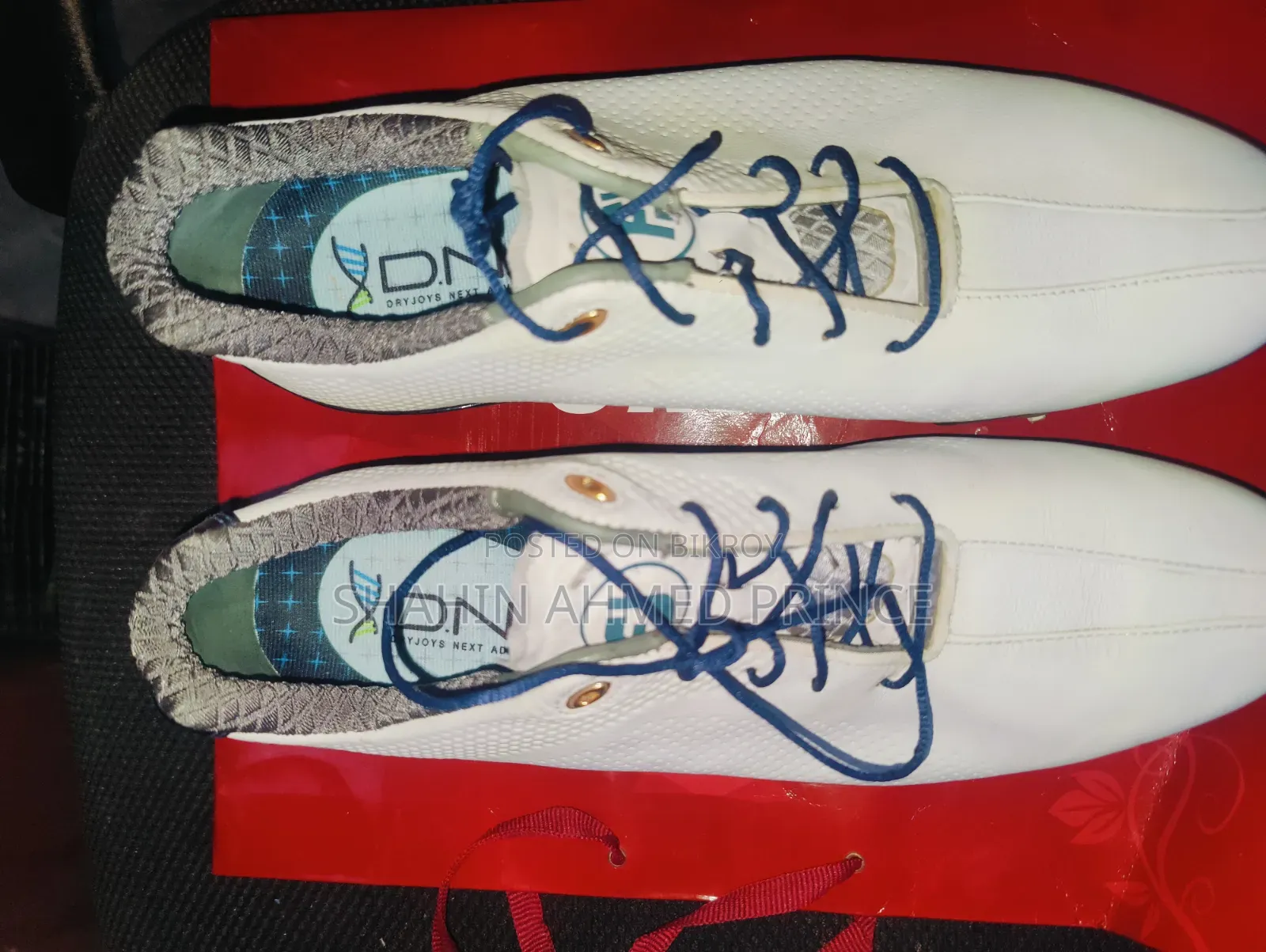 Foot Joy D.N.A. White/Navy Shoe's