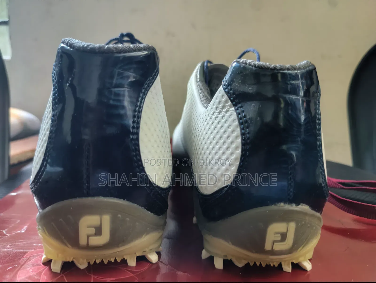 Foot Joy D.N.A. White/Navy Shoe's