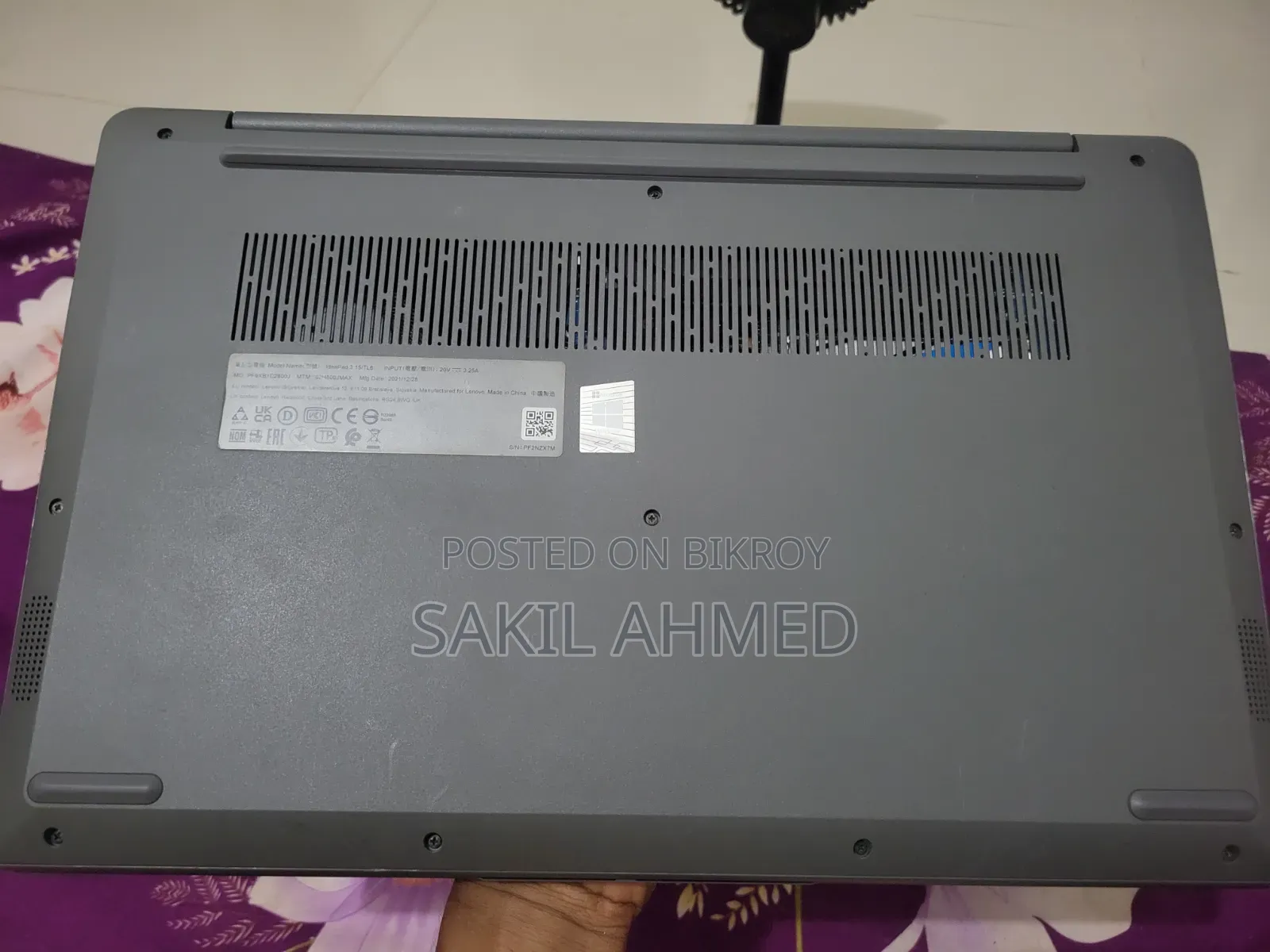 Laptop Lenovo Ideapad 3 20GB Intel Core I5 SSD 500GB