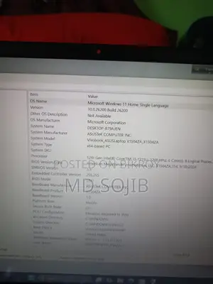 Laptop Asus VivoBook X540SA 8GB Intel Core I3 SSD 512GB