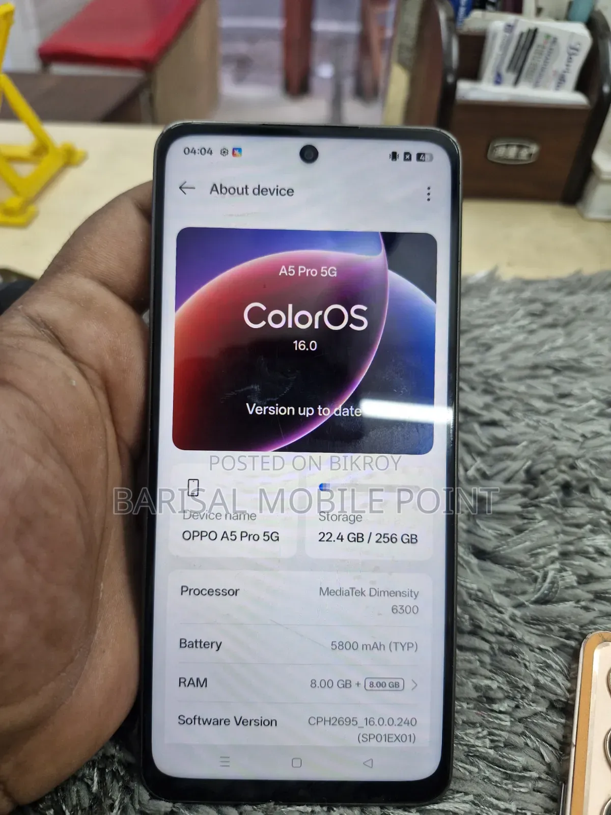 Oppo A5 Pro 256 GB Gray