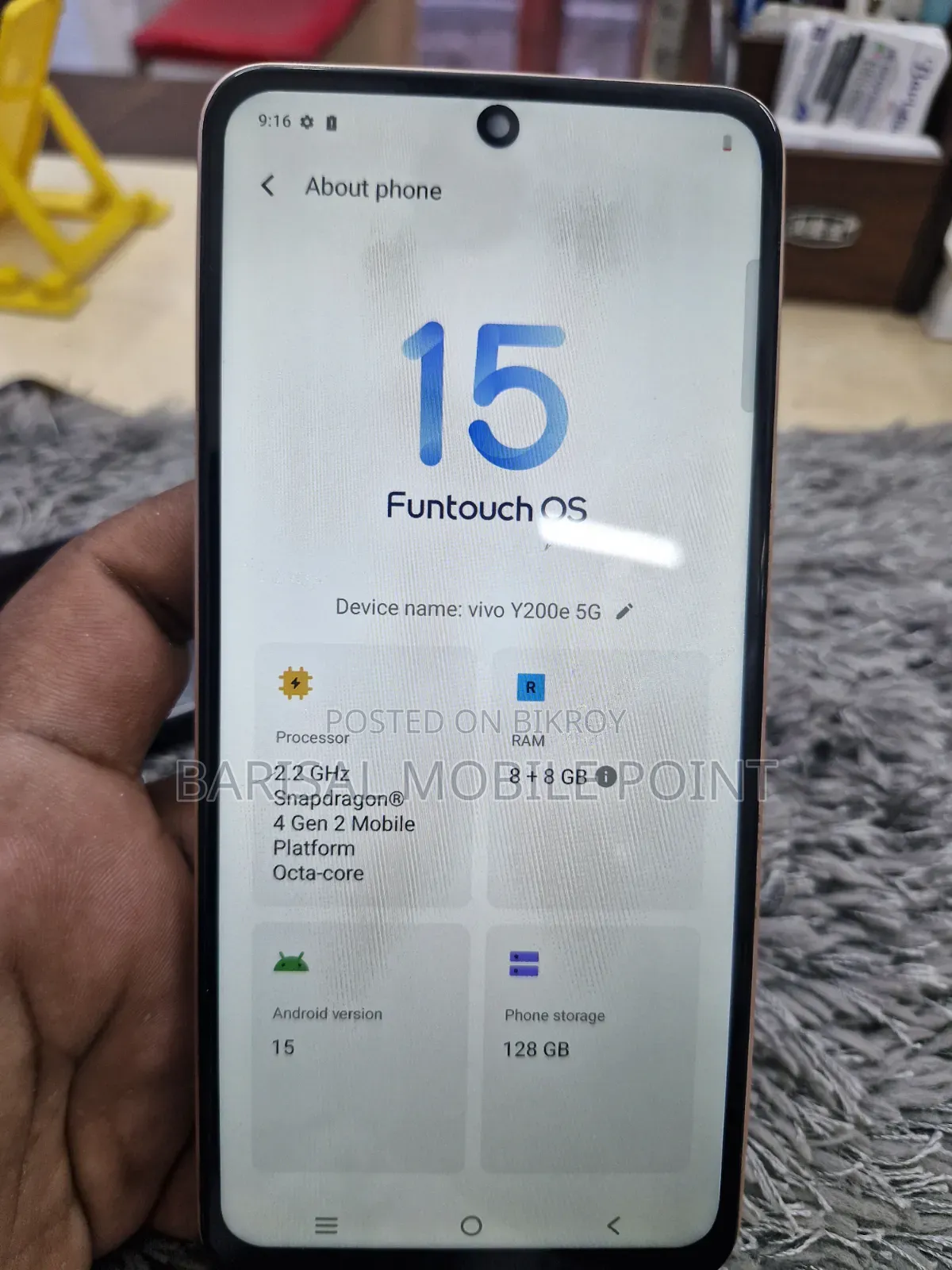Vivo Y200e 128 GB Orange
