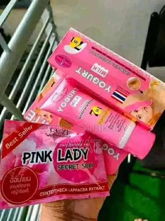 Pink Lady Secret Soap + Yogurt Milk Cream Combo