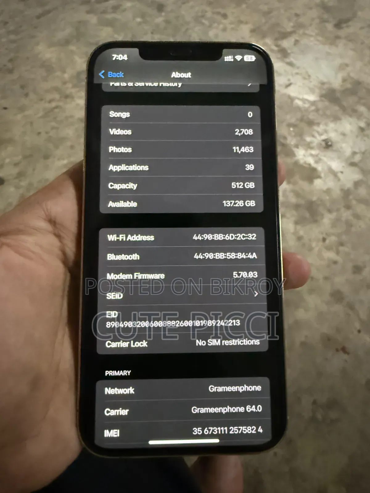 Apple iPhone 12 Pro Max 512 GB Gold