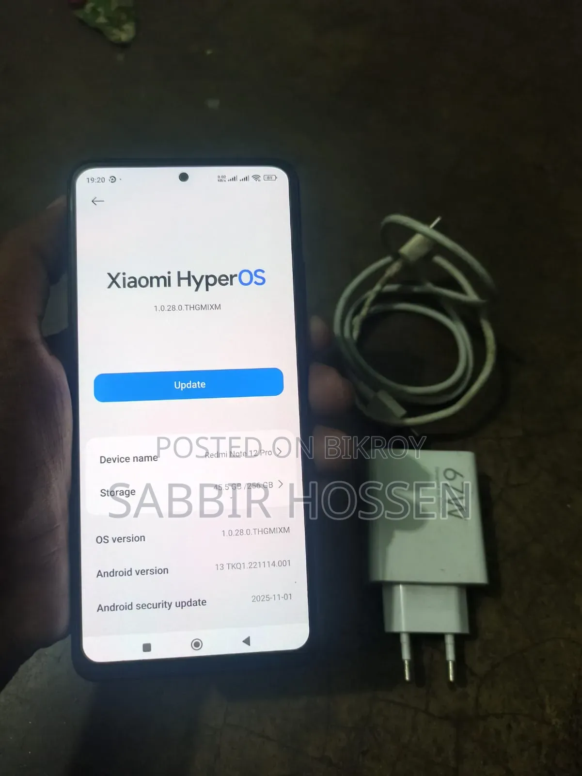 New Mobile Phone 256 GB Black