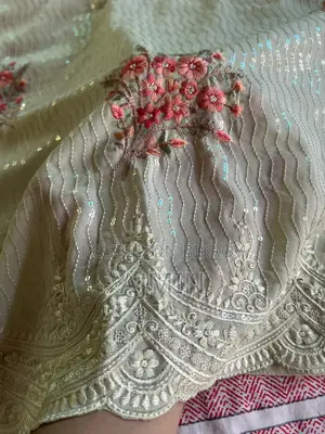 A dress with embroidery work