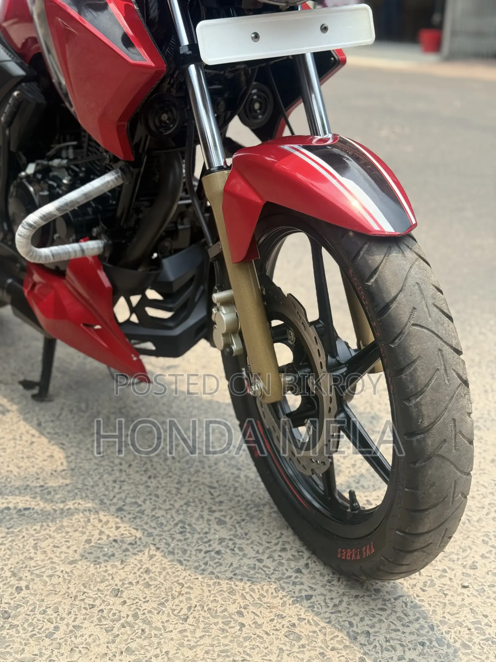 TVS Apache RTR 160 2V 2022 Red