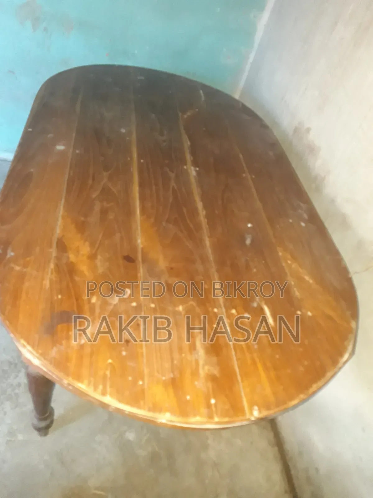 Teak wood dining table