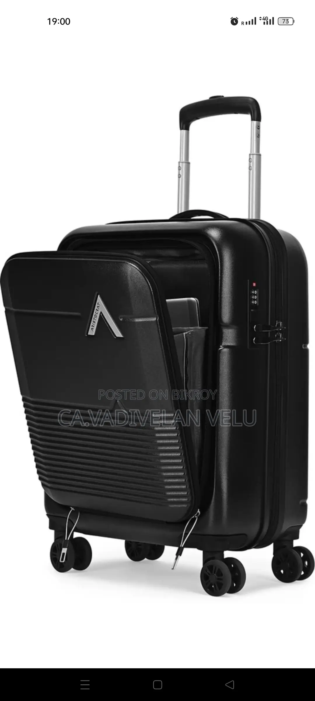 Aristrocat Laptop Compartment Luggage