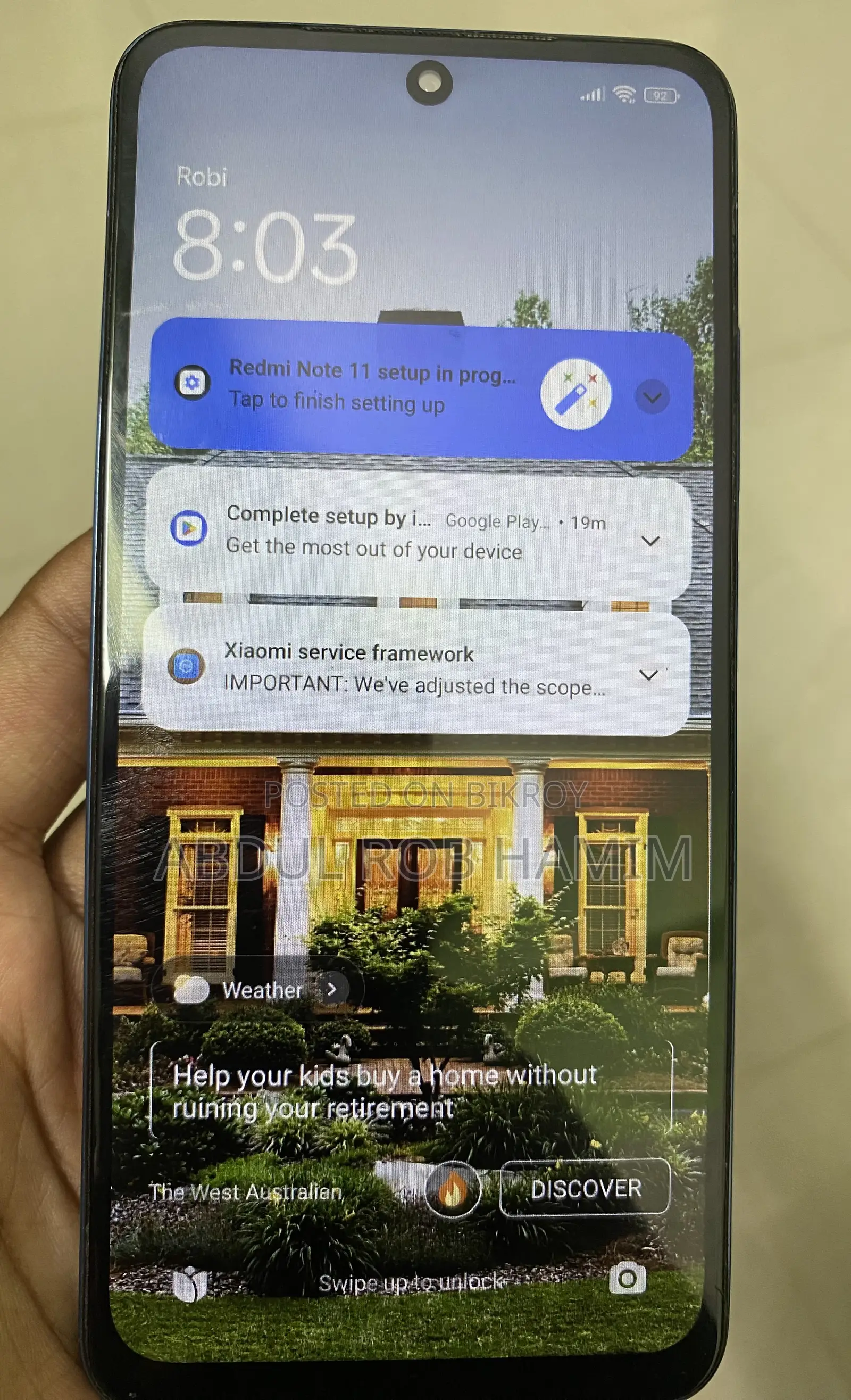 New Xiaomi Redmi Note 11 128 GB Blue