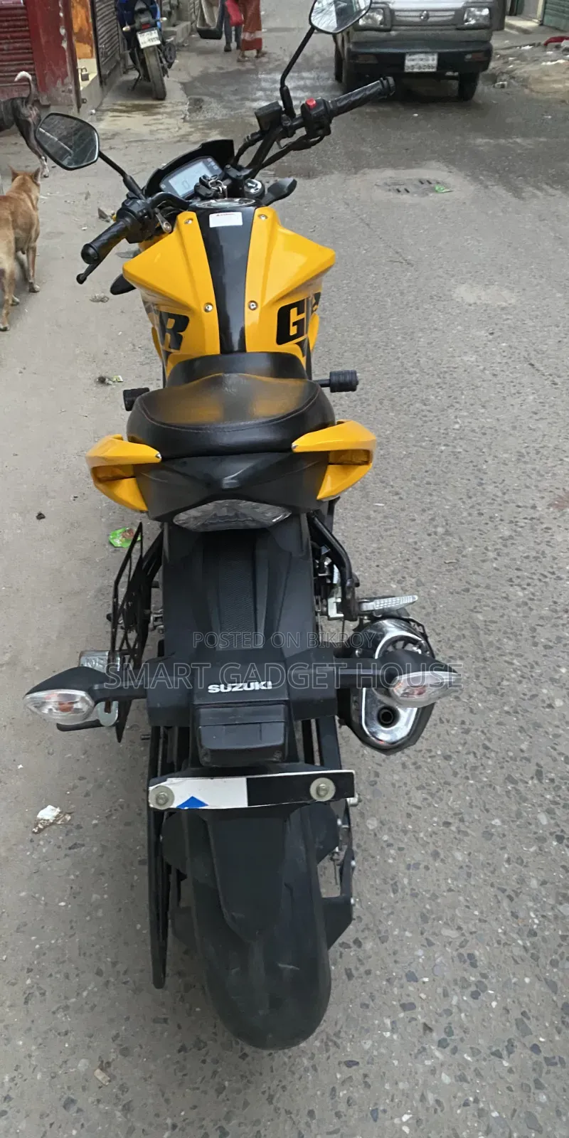 Suzuki Gixxer Monotone 2024 Yellow