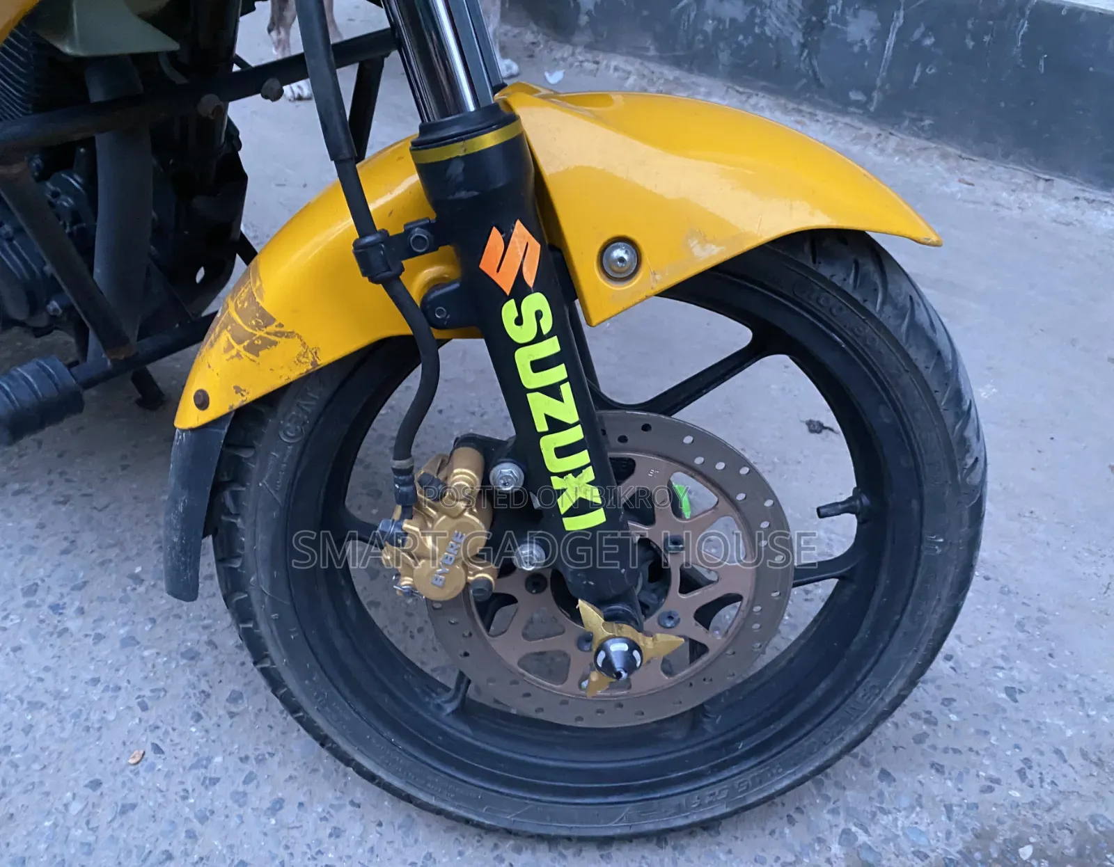 Suzuki Gixxer Monotone 2024 Yellow