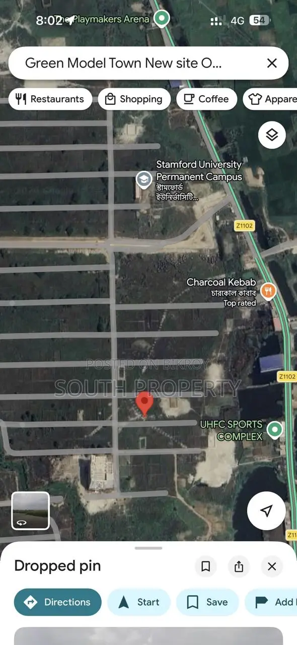 3 Katha South-Facing Plot for Sale in Manda Green Model Town near Motijheel