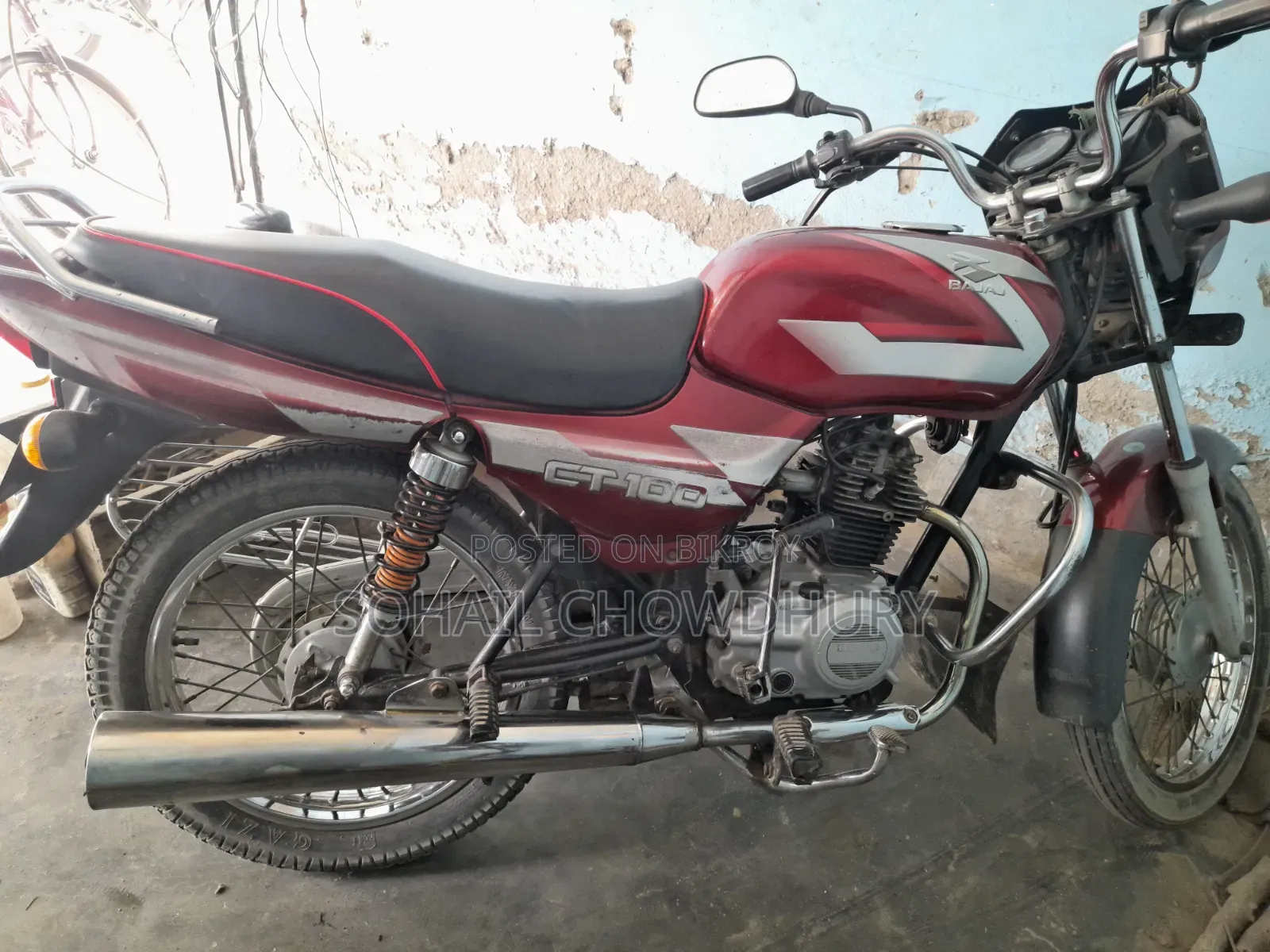 Bajaj CT 100 2019 Red