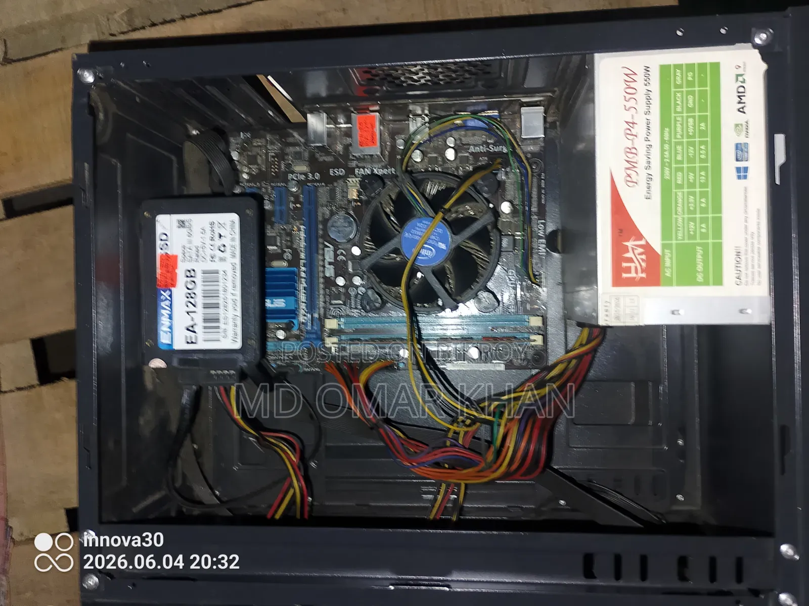 New Desktop Computer Asus 8GB Intel Core i3 SSD 128GB