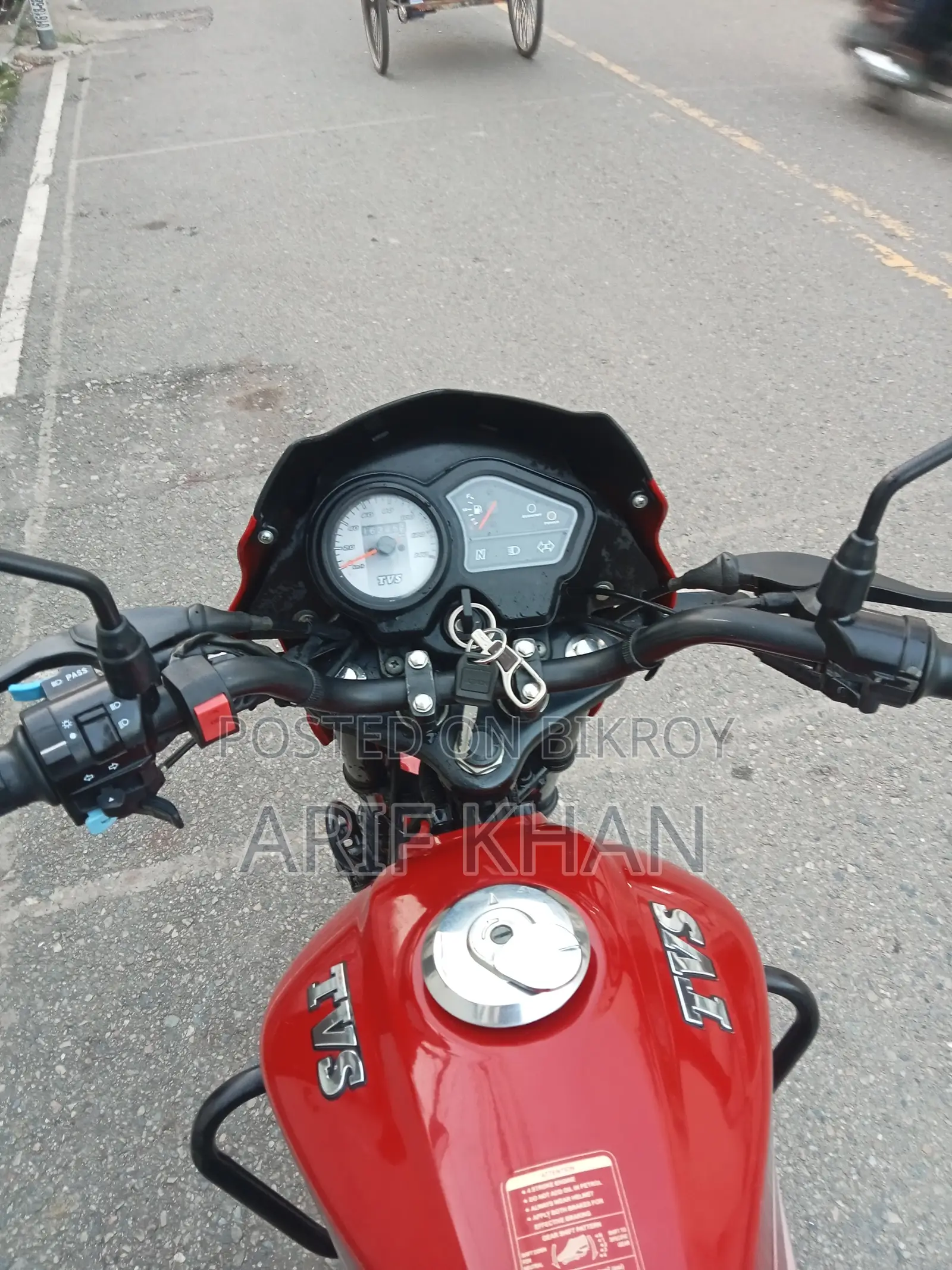 TVS Metro 2023 Red