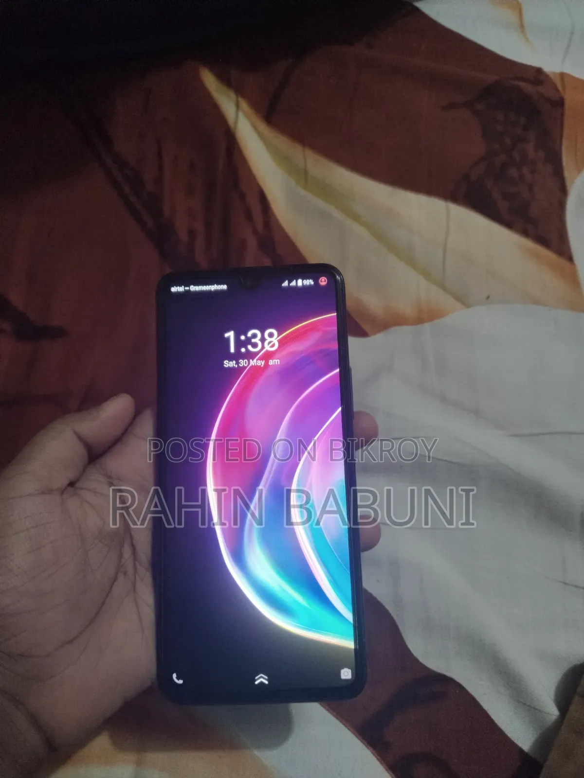 Vivo V21 128 GB Black