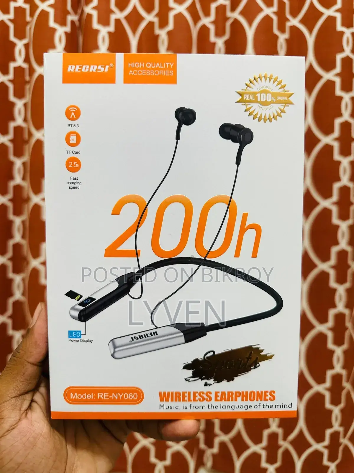 Free Cash on Delivery Recarsi Neckband 200 Hours