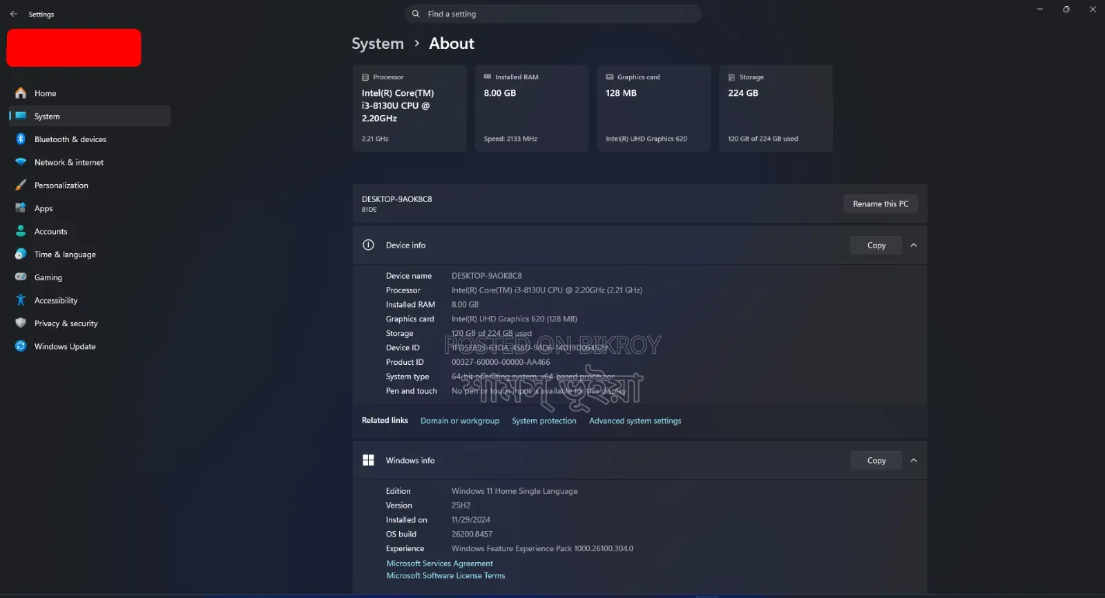 Laptop Lenovo IdeaPad 320 16GB Intel Core 3 SSD 256GB