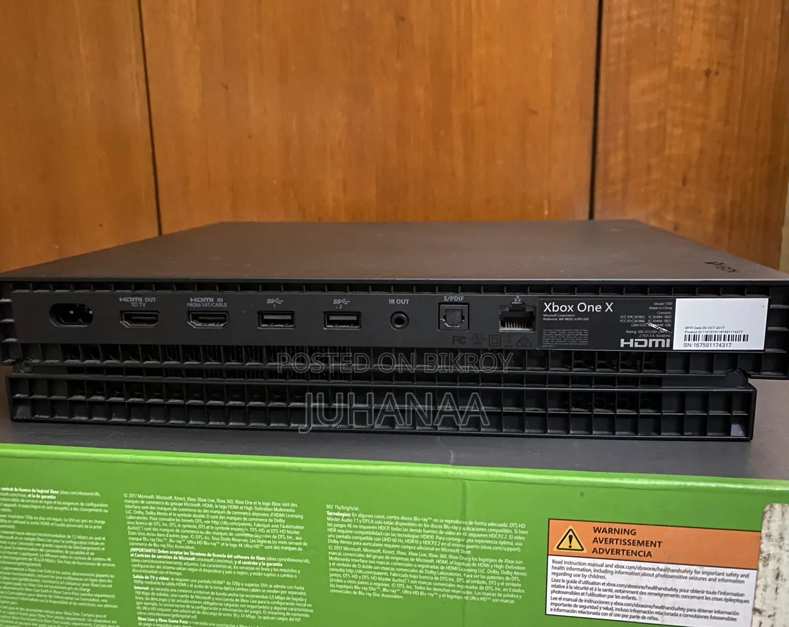 Xbox One X With Controller
