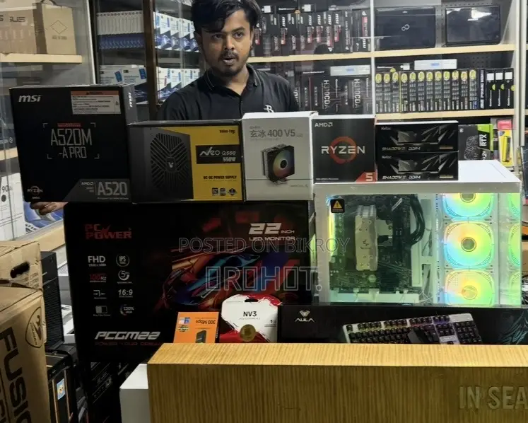 Desktop Computer MSI Gaming 24 6QD 16GB AMD Ryzen 5 SSD 256GB
