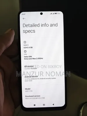 Xiaomi Redmi Note 11 SE (India) 128 GB Black