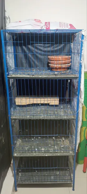 4-Compartment Pigeon Cage