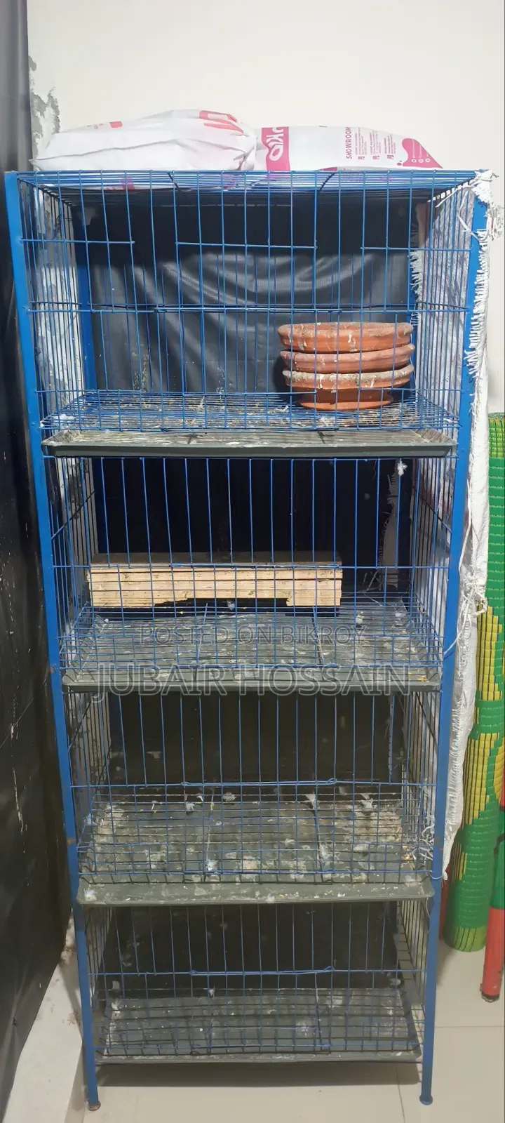 4-Compartment Pigeon Cage