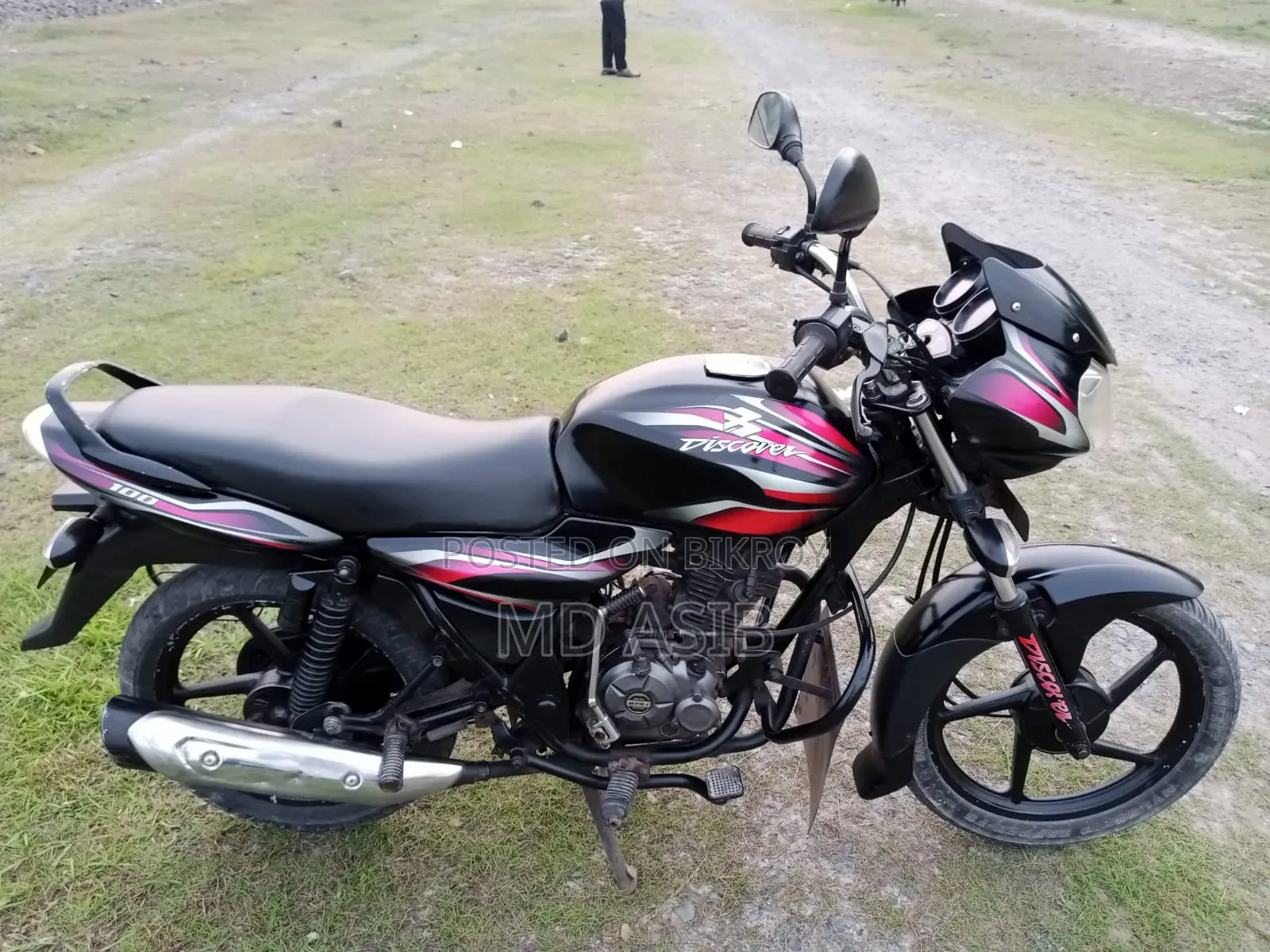 Bajaj Discover 100 2012 Black