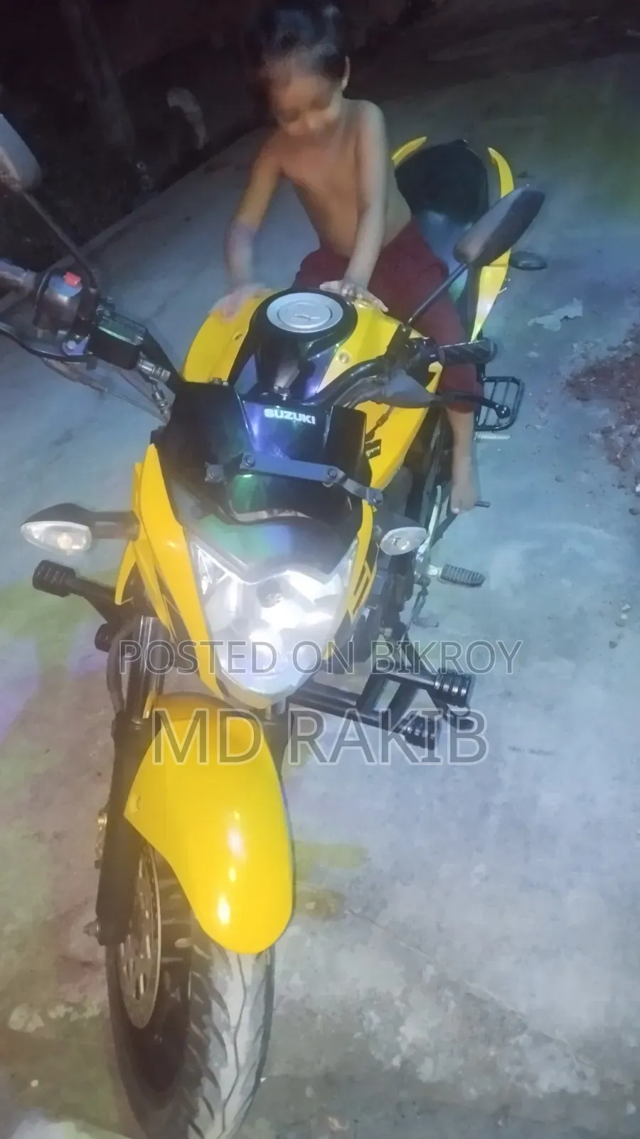 সুজুকি জিক্সার মনোটোন ২০২৩ হলুদ
