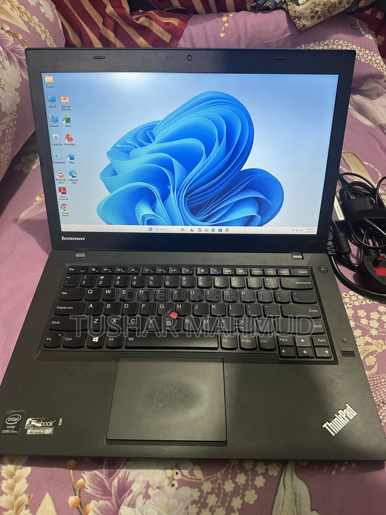 Laptop Lenovo ThinkPad T440 8GB Intel Core I7 SSD 256GB