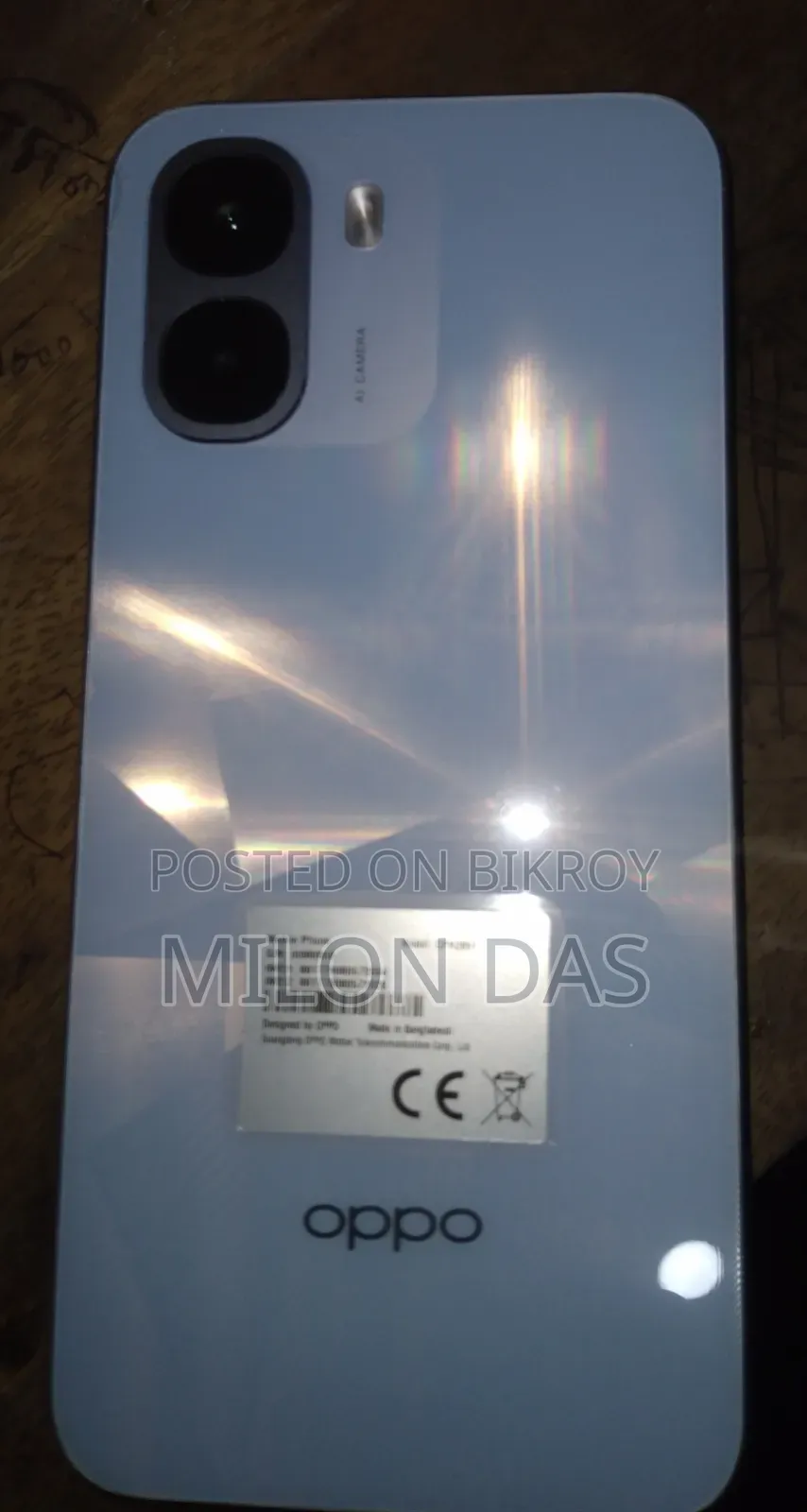 New Oppo A6 128 GB Blue