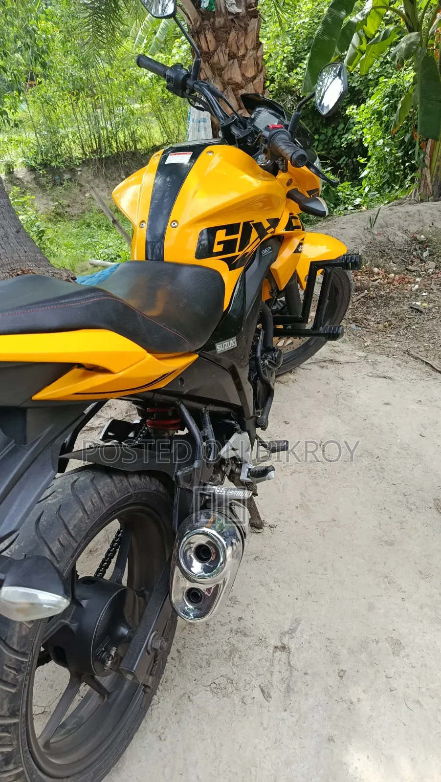 Suzuki Gixxer Monotone 2023 Yellow