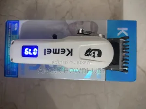 Kemei Rechargeable Hair Clipper Machine Professional LCD Display