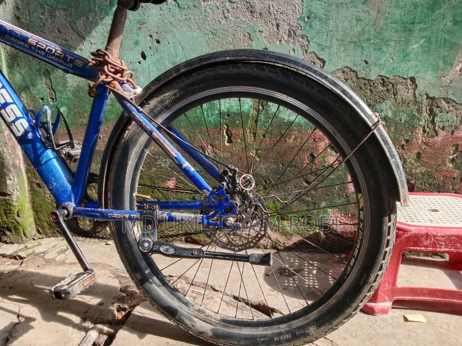 Bicycle used by one hand, check and take
