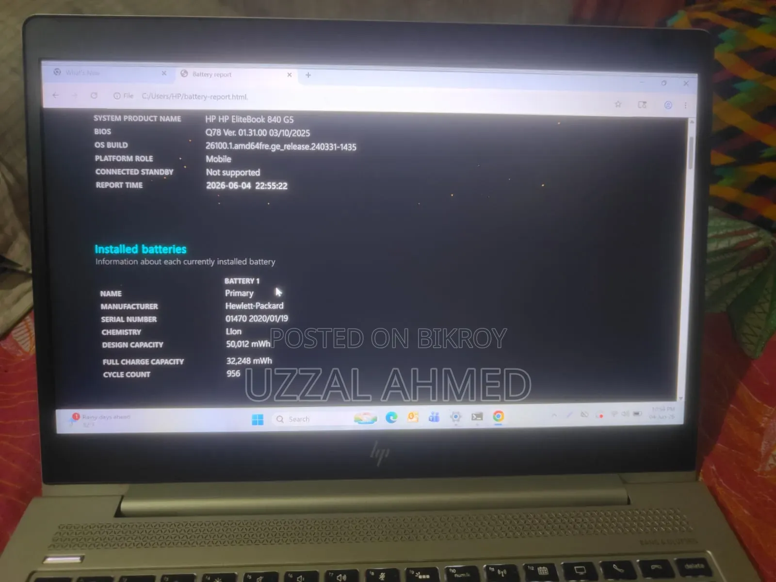 Laptop HP EliteBook 840 8GB Intel Core i7 SSD 256GB