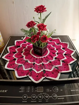 রানার সেট, টেবিল ক্লথ ১৮ ইঞ্চি ক্রোশেট