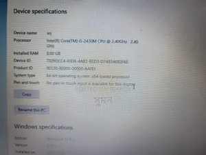 Laptop HP Pavilion G4 8GB Intel Core I5 HDD+SSD 640GB