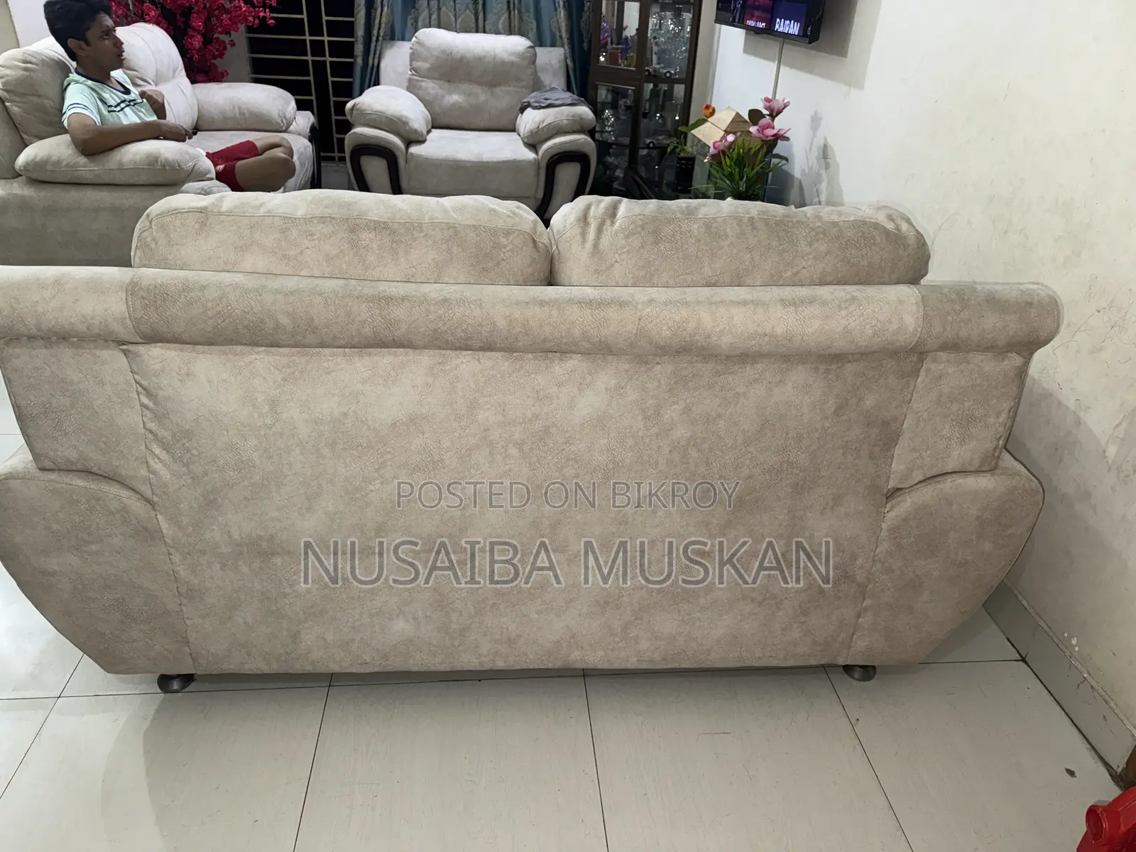 Sofa Set 2 + 2 + 1, Good Condition