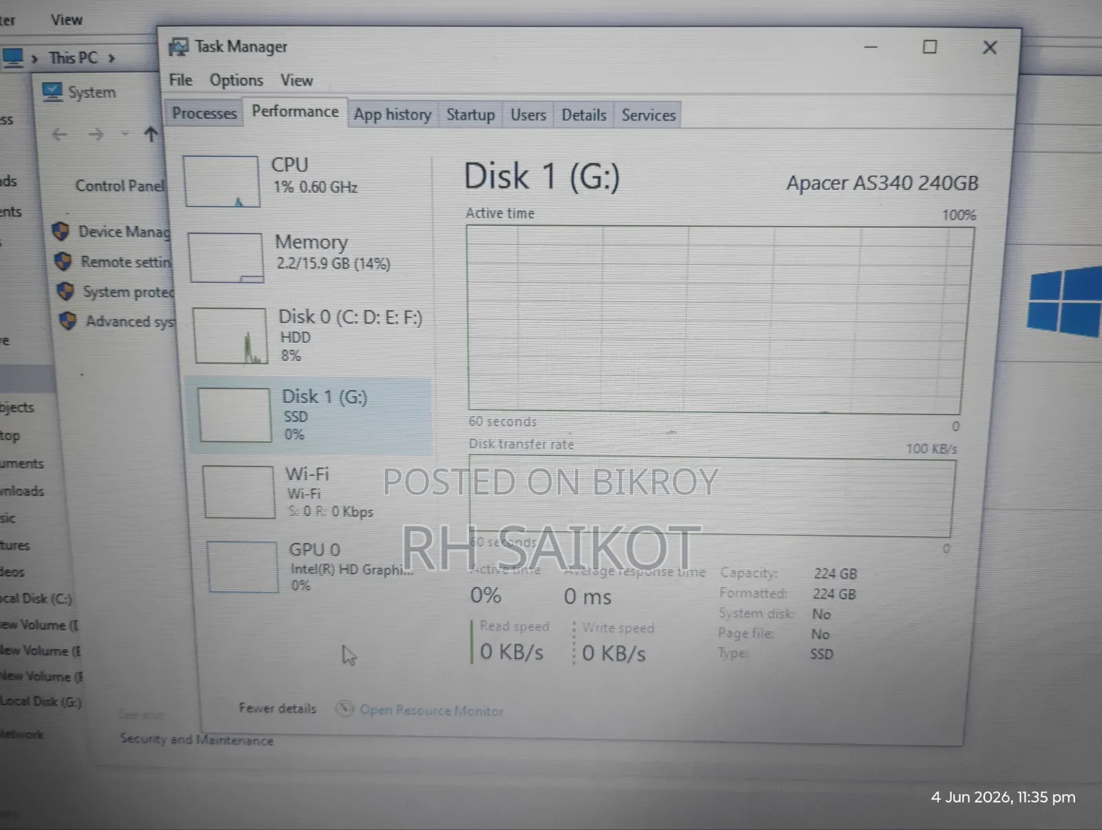 Laptop Dell Inspiron 15 16GB Intel Core I3 HDD+SSD 1T