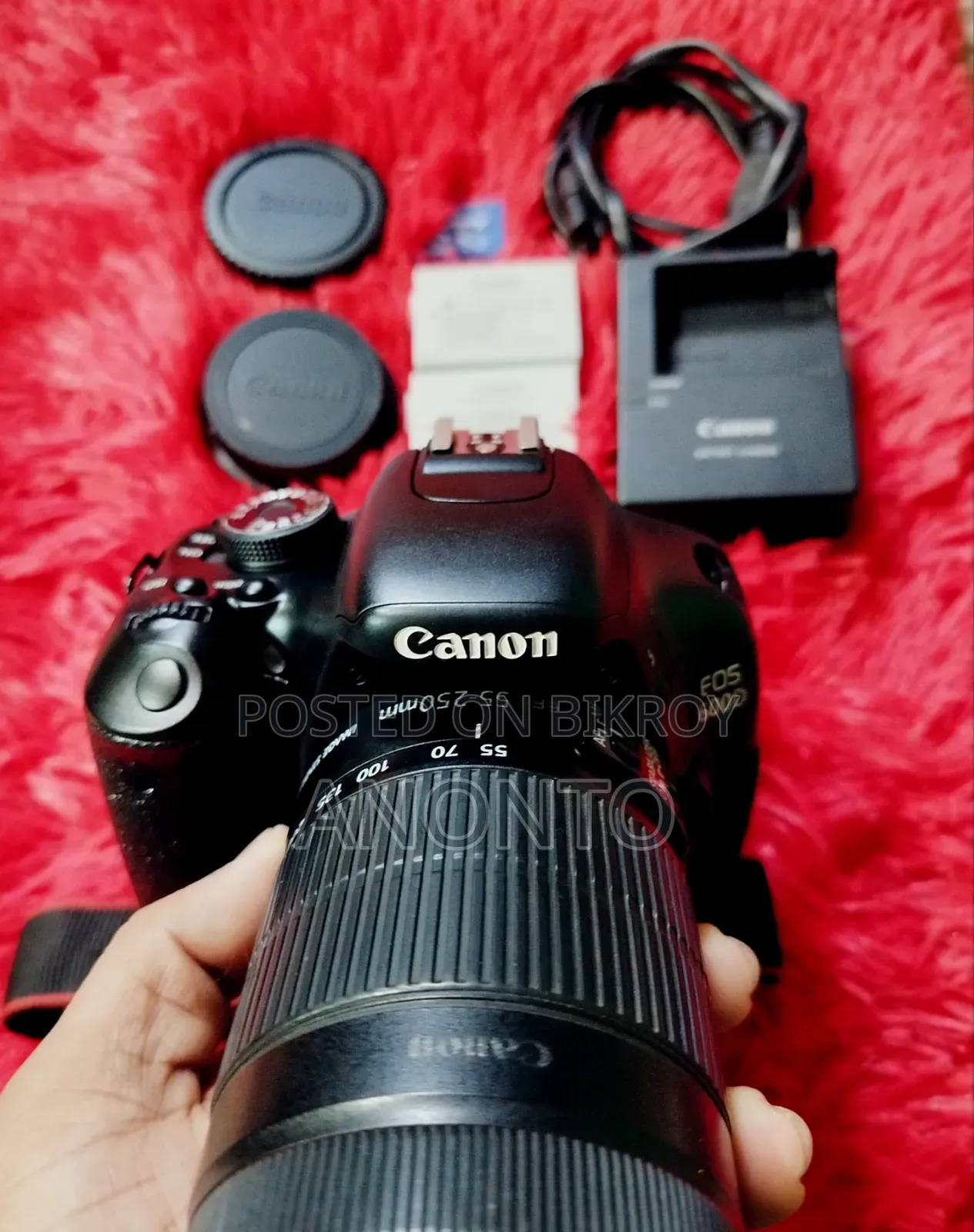 Canon 600d With Zoom Lens
