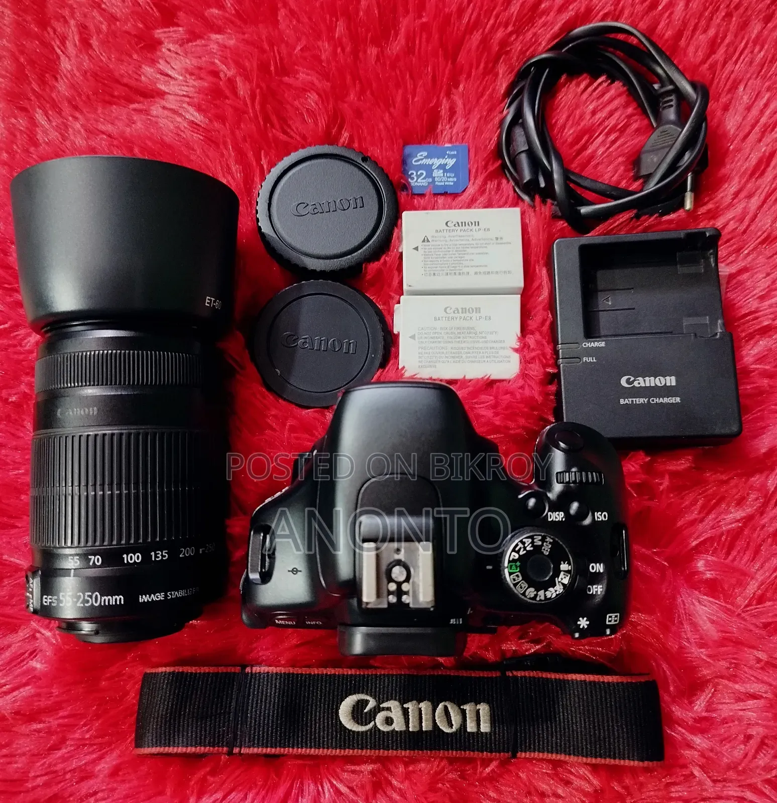 Canon 600d With Zoom Lens